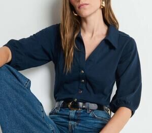 NWT Nation LA The Shannon Top | Color Navy Night Sky | Size XS
